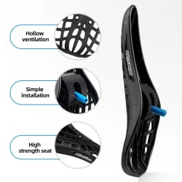 Wildside BMX Racing Bike Saddle Spider Mountain Dirt Jump Seat Shock Absorber Bicycle Cushion Riding Saddle 27.2 30.9 Seatpot