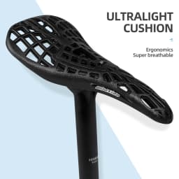Wildside BMX Racing Bike Saddle Spider Mountain Dirt Jump Seat Shock Absorber Bicycle Cushion Riding Saddle 27.2 30.9 Seatpot
