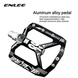 ENLEE Ultralight Bicycle Pedal All CNC MTB DH XC Mountain Bike Pedal L7U Material+DU Bearing Aluminum Pedals Bike Accessories