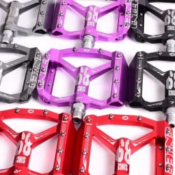 ENLEE Ultralight Bicycle Pedal All CNC MTB DH XC Mountain Bike Pedal L7U Material+DU Bearing Aluminum Pedals Bike Accessories
