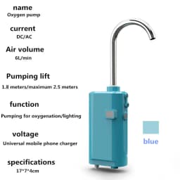 Multi Functional Intelligent Induction Fishing Box, Water Pump, Booster Pump, Outdoor Fishing Tool with Ultra Long Endurance