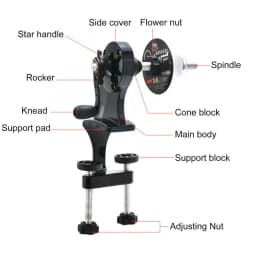 Adjusted Fishing Line Spool Winder System High Speed 2+1BB Spooler Baitcasting Spinning Reel Lines Winding Machine Tackle Tools