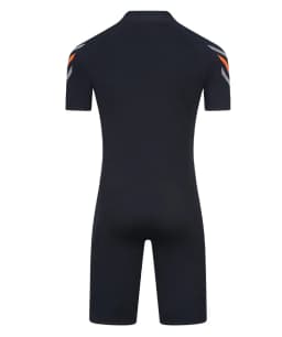 2mm Neoprene Shorty Mens Wetsuit UV-proof Front Zip Lycra Shorty Sleeves Diving Suit for Surf Snorkeling