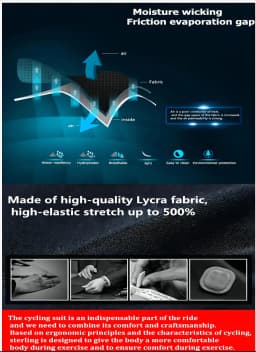 MTB black Cycling Pants Summer Gel Pad Bib Pants Breathable Men's Cycling Pants Tight Mountain Bicycle Sports Pants