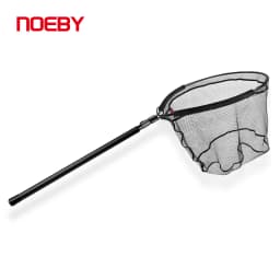 NOEBY Telescopic Landing Net Full Carbon Frame Folding Floating Fishing Net 122-326cm Long Handle 60x50cm