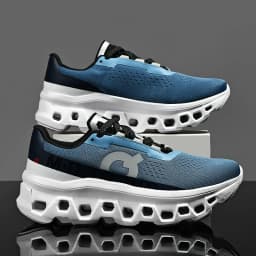 Full Palm Carbon Plate Running Youth Shock-absorbing Outdoor Mountaineering Sneakers Thick Soles Increase Mesh Racing Shoes For