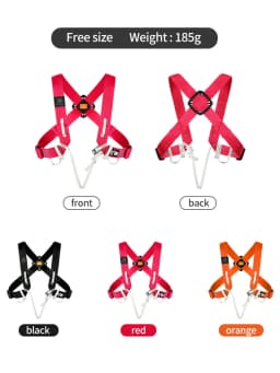 XINDA Ascending Device Shoulder Girdles SRT Chest Safety Belt Dyneema Harness Rock Climb Safety Waterproof and Antifouling