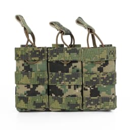 Emersongear 556 Triple Open Top Mag Pouch 5.56 Modular Magazine Pouch Molle Hunting Wargame Training Hiking Combat EM6355