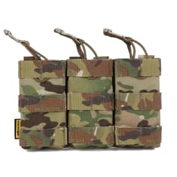 Emersongear 556 Triple Open Top Mag Pouch 5.56 Modular Magazine Pouch Molle Hunting Wargame Training Hiking Combat EM6355