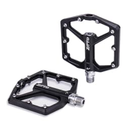 ZTTO MTB Ultralight Flat Pedal CNC Aluminum Alloy AM Enduro Bike Smooth Bearings 9/16 Thread  For Gravel Mountain Bike JT07