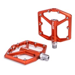 ZTTO MTB Ultralight Flat Pedal CNC Aluminum Alloy AM Enduro Bike Smooth Bearings 9/16 Thread  For Gravel Mountain Bike JT07