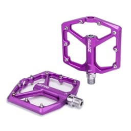 ZTTO MTB Ultralight Flat Pedal CNC Aluminum Alloy AM Enduro Bike Smooth Bearings 9/16 Thread  For Gravel Mountain Bike JT07