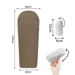 Naturehike Sleeping Bag Liner Ultralight Outdoor Camping Sleeping Sack Hiking Hotel Single Travel Machine Washable Comfortable