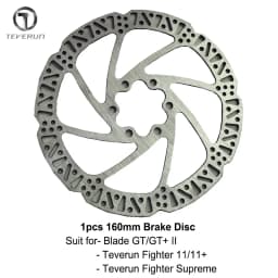 Original Teverun Fighter 11/11+ 160mm Brake Disc Teverun Fighter Supreme 160mm Brake Disc Blade GT/GT+ II Brake Disc 160mm Part