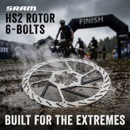SRAM-HS2 Rotor Disc Brake Rotor , 6-Bolt Thicker Rotor, 160mm, 180mm, 200mm, 220mm, MTB and Road Bicycle Accessories, Cycling