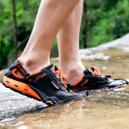 HUMTTO Men Upstream Shoes Outdoor Trekking Wading Aqua Shoes Breathable Mesh Quick Drying Ankle Women Water Sneakers Non-slip