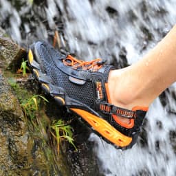 HUMTTO Men Upstream Shoes Outdoor Trekking Wading Aqua Shoes Breathable Mesh Quick Drying Ankle Women Water Sneakers Non-slip