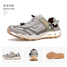 HUMTTO Men Upstream Shoes Outdoor Trekking Wading Aqua Shoes Breathable Mesh Quick Drying Ankle Women Water Sneakers Non-slip
