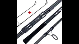 BIUTIFU 2Tips Carp Fishing Rod 3.5lb 7Sections 4.2/3.6/3.0m 30t Carbon Fiber Travel Throwing 60-150m Shore Casting Spinning Pole