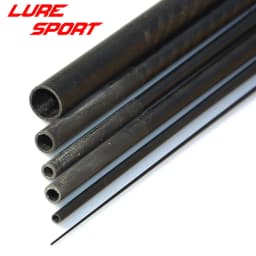 LureSport 2.1m 6 sections 3pcs carbon solid Tip Travel Fishing Rod Toray X-Cross Carbon blank Rod Building Component RepairDIY