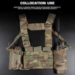 MK5 Chest Rig Molle SS MKV Micro Fight Chassis Placard 5.56 Triple Pouch Hunting Vest Plate Carrier