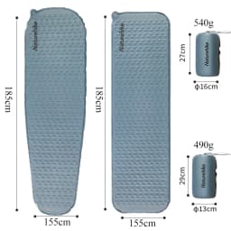 Naturehike Air Mattress Ultralight Folding Quick Self Inflating Inflatable Bed Portable Spong Mat Camping Inflatable Mattress