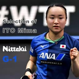 Nittaku-Fastarc Table Tennis Rubber, Non-Sticky Ping Pong Coating, Original, G1, C1, P1, S1, Selection of Ito Mima