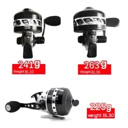 Metal Fishing Wheel 3.6:1 Slingshot Fishing Reel 6+1BB Closed Line Hunting Spinning Reel with Wristband BL30/BL33/BL39 2023 New