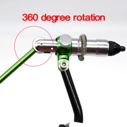 MNFT 1Set Rotary Fly Tying Vise - Practical Fly Fishing Vise with 360° Rotation and Multiple Adjustments for Teasers and Jigs