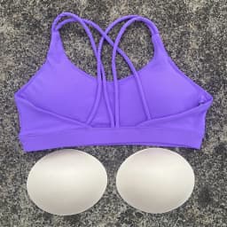 Women Cross Straps Sports Bra Gym Workout Crop Top Yoga Vest High Impact Fitness Bralette Push Up Running Tight Padded Underwear