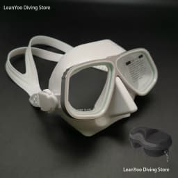 Superior Aluminium Freediving Goggles Similar Apollo Alloy Low Volume Diving Glasses Comfortable Scuba Mask with Black Box