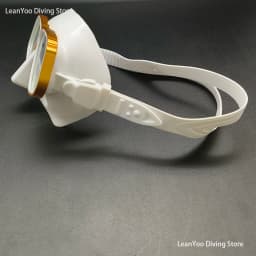 Superior Aluminium Freediving Goggles Similar Apollo Alloy Low Volume Diving Glasses Comfortable Scuba Mask with Black Box