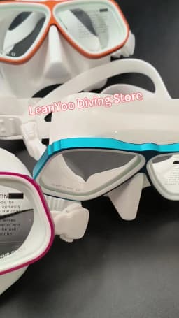 Superior Aluminium Freediving Goggles Similar Apollo Alloy Low Volume Diving Glasses Comfortable Scuba Mask with Black Box