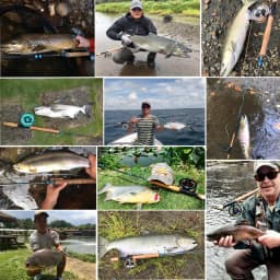 Maximumcatch 10'6''/10'9''/11'/11'6'' 4-9WT Switch Fly Rod With Changable Fighting Butts Fly Fishing Rod