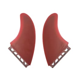 UPSURF FUTURE Keel Fins Fiberglass MR Twin Fins Surf Quilhas Single Tabs Surfboard Fins Clear Red/Black Surf Side Fins Twin Keel