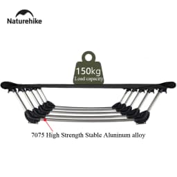 Naturehike Xjc05 Camping Bed 1 Person Easy Build Folding Bed Portable 150Kg Load Fold Up Bed Outdoor Light Travel Sleeping Cot