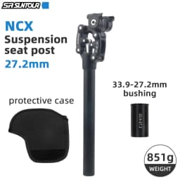 SR Suntour NCX MTB Suspension Seatpost Mountain Bike Dropper 27.2 30.9 31.6mm*350mm Bicycle Shock Absorber Seat Tube