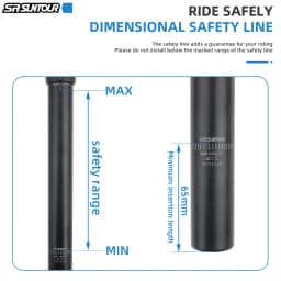 SR Suntour NCX MTB Suspension Seatpost Mountain Bike Dropper 27.2 30.9 31.6mm*350mm Bicycle Shock Absorber Seat Tube
