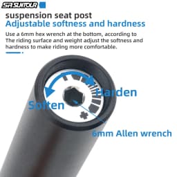 SR Suntour NCX MTB Suspension Seatpost Mountain Bike Dropper 27.2 30.9 31.6mm*350mm Bicycle Shock Absorber Seat Tube