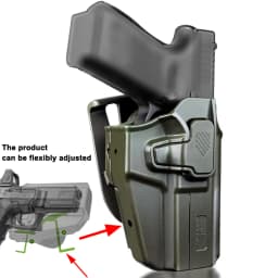 Universal OWB Holster,Green Holster,Fit Beretta/CZ/Glock/EAA /IWI/HK/Ruger/Springfield/Taurus,Right hand