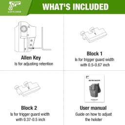 Universal OWB Holster,Green Holster,Fit Beretta/CZ/Glock/EAA /IWI/HK/Ruger/Springfield/Taurus,Right hand