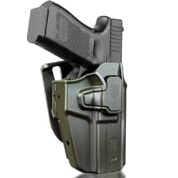 Universal OWB Holster,Green Holster,Fit Beretta/CZ/Glock/EAA /IWI/HK/Ruger/Springfield/Taurus,Right hand
