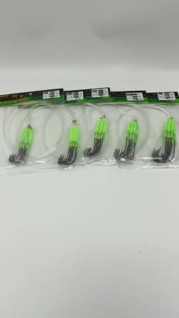 PD Fishing Gear Sea Fishing Double Back Barbs Long Shank Hooks Wire Hooks Hand Tied Hooks Sea Fishing Boat