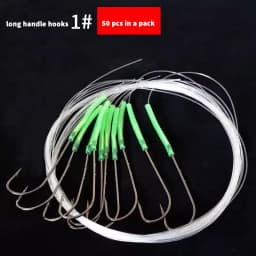 PD Fishing Gear Sea Fishing Double Back Barbs Long Shank Hooks Wire Hooks Hand Tied Hooks Sea Fishing Boat