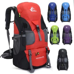50L Hiking Trekking Backpack Water-resistant Camping Daypack Backpack Outdoor Men Travel Trekking Climbing Backpack Free Knight