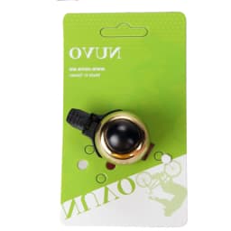 N+1 Mini Brass 41mm Bicycle Flick Bell - O-Ring Mount 19.2-31.8mm Handlebar