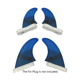 M+GL/UK2.1 Surf Quad Fins UPSURF FCS 2 Fins Honeycomb Fiberglass Top Performance Core Surfboard Fins Quad Set Quilha Surf 4 Fins