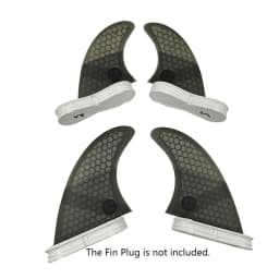 M+GL/UK2.1 Surf Quad Fins UPSURF FCS 2 Fins Honeycomb Fiberglass Top Performance Core Surfboard Fins Quad Set Quilha Surf 4 Fins