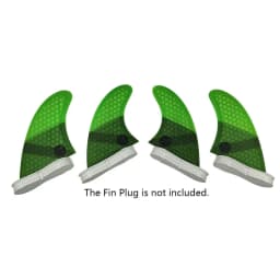 M+GL/UK2.1 Surf Quad Fins UPSURF FCS 2 Fins Honeycomb Fiberglass Top Performance Core Surfboard Fins Quad Set Quilha Surf 4 Fins