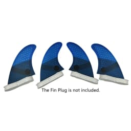 M+GL/UK2.1 Surf Quad Fins UPSURF FCS 2 Fins Honeycomb Fiberglass Top Performance Core Surfboard Fins Quad Set Quilha Surf 4 Fins